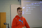 Sotkamon Jymyn uusi pelinjohtaja Mikko Korhonen oli innostava kouluttaja.
Kuva Timo Vesterinen