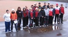 B-tytöt ja B-pojat saivat hopeamitalit.